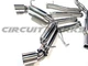 True Dual Catback Exhaust for Nissan 350Z Z33 03 04 05 06 07 08 09 Fairlady Z