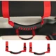 2Pcs Red Roll Bar Grab Grip Handle for Jeep Wrangler CJ YJ TJ JK JL 1955-2026