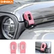 Hood Latch Lock Catch Brackets Cover Trim For 2018-2021 Jeep Wrangler JL JT Pink