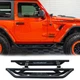 Fit 2018-2022 Jeep Wrangler JL 2-Door(Pair) Running Boards Nerf Bars Side Step