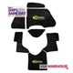 Heatshield SSRV003C, Kit Black Fiberglass Cloth Doughouse & Floor Heat Shield Fi