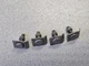 NICE SET OF 4 USED ORIGINAL PORSCHE 914 914-6 UNDER DASH VENT MOUNTING CLIPS NLA