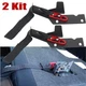 For Ford F150 2009- 2014 Rear Seat Adjustable Quick Latch Release Strap Kit of 2