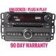 "GM872" UNLOCKED 2009 Pontiac Torrent AM FM  CD Player  w Aux Input 25994583
