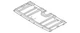 Genuine Nissan Under Cover 75892-5MP0A