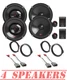 JBL Stage3 Series 6.5" Component/Coaxial Car Speakers for 2006-2021 Honda Civic