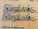 1969 70 71 1972 Buick Skylark Quarter Panel Emblems set of 2 7736039 OEM