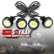 For Dodge RAM 150025003500 Raptor SVT Style Pickup LED Grille Mark Light 4-PACK