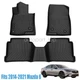 Front & Rear Floor Mats Liner Fits 2014-2021 Mazda 6 Sedan TPE Anti-Slip Black