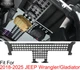 Interior Roof Rack Molle Panel For 2018-2026 Jeep Wrangler Gladiator Black Steel