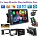 For Jeep Wrangler 2007-2016 Car Stereo Apple CarPlay Android 12 GPS Radio Navi