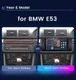 2+64G Apple Carplay For BMW E38 E39 E53 X5 1999-2005 Car Stereo Radio GPS SWC FM
