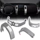 For Toyota Prius 2004-2009 Dashboard Air Vents Outlet Panel Cover Trim Frame 4X