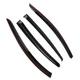 Acrylic Window Deflectors for Honda HR-V 2016-2022 Outside Mount Rain Guards