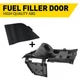 Fuel Filler Door Housing + Gas Cover Fit for Ford Transit Van 150 250 350 15-23