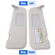 2Pcs Set Driver & Passenger Side Sun Visor Gray For 2012-2015 Hyundai Veloster