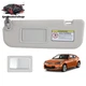 1* For 12-15 Hyundai Veloster Left Driver Side Sun Visor With Mirror Gray