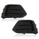 Front Bumper Insert Fog Light Cover Left+Right Fit For 2017-2022 Chevrolet Trax