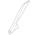 Genuine Nissan Body C-Pillar Trim Panel 76917-6LB0A