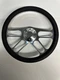 CHEVY 1973-1994 BILLET STEERING WHEEL 4 SPOKE CHROME WITH HUB