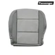 2005 -2015 For Nissan Armada Titan Passenger Side Bottom Leather Seat Cover Gray