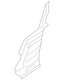 Genuine Mazda Floor Extension NE51-54-81XA