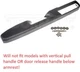 Dorman 80994 Front Driver Side Door Armrest Repair 10-14 Tahoe Silverado Black