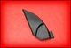 13&ndash;18 Dodge Ram OEM Interior Mirror Bolt Covers &ndash; LH Front Door Sail Panel Trim
