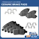 Front and Rear Ceramic Disc Brake Pad For 2013-2022 Nissan Altima 2014-2017 Leaf