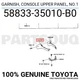 5883335010B0 Genuine Toyota GARNISH, CONSOLE UPPER PANEL, NO.1 58833-35010-B0