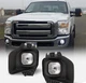 Fit 2011-2016 Ford F250 F350 F450 F550 Super Duty Driving Fog Light Wiring+Bezel