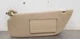 06 FORD F350 SD CREW CAB SINGLE SUN VISOR ILLUMINATED LEFT DRIVER TAN