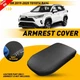 For 2019-2025 Toyota RAV4 Leather Center Console Lid Armrest Cover - Black