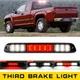 LED 3rd Brake Light Cargo Lamp Chrome Housing Clear Fits 04-12 Chevy Colorado