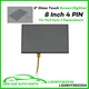 8" Touch Screen Digitizer LQ080Y5DZ03A For Ford Lincoln Sync 2 Radio Sat Nav