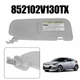 Left Side Gray Sun Visor For Hyundai Veloster 2012 2015 OEM 852102V130TX