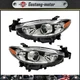 Pair Fit For 2014-2017 Mazda 6 Headlamps Driver + Passenger Side Headlight Clear
