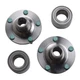 Pair(2) Front Wheel Hub & Bearing Assembly Fits 05-13 Mazda 3 06-10 Mazda 5