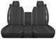 Fits 2004 to 2008 Ford F150 Truck Front set 40/20/40 car seat covers Charcoal