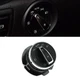 Black & Silver Car Headlight Fog Light Switch For Porsche Macan Cayenne 2014-18