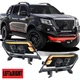 For Nissan Navara NP300 2014-2022 LH+RH LED Headlight Assembly DRL Turn Signal