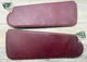 Vintage 1981-1993 Dodge Ram and Ram Charger Sun Visors Pickup Truck Red OEM