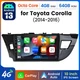 For toyota Corolla 2014 2015 2016 Android13 Car Stereo GPS Radio CarPlay 4+64GB