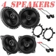 JBL 400W Front & 480W Rear Speakers for 1999-2006 GM PICKUP 4 DOOR CREW CAB ONLY