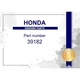 Genuine Honda Mike - Part No. 39182-SMA-003 (39182SMA003)