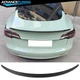Fits 17-23 Tesla Model 3 Sedan OE Style Rear Trunk Spoiler Lip ABS- Matte Black