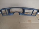 99-06 GMC CHEVY TRUCK SUV Cluster Dash Radio Speedometer Bezel OEM Black/Dk Grey
