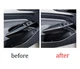 Carbon Fiber Car Interior Door Armrest Cover Trim For Volkswagen ID.4 2021-2023