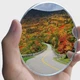 ESreake 2PCS Large Stick-on Convex Blind Spot Mirror, 3-3/4"(95mm), Frameless 