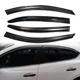 NEW WAVY 3D STYLE WINDOW VISOR VENT SHADE FOR 2014-2019 MAZDA 3 MAZDA3